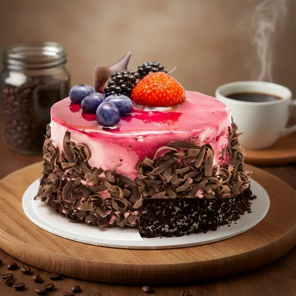 Berry Topped Cake